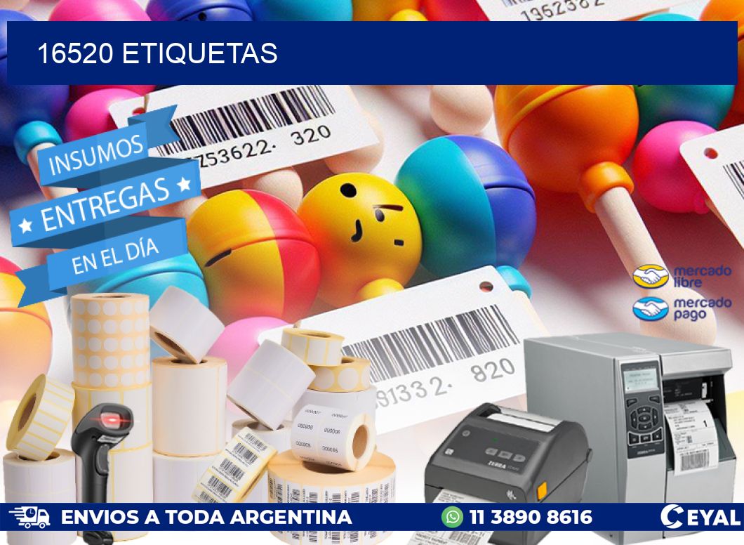16520 ETIQUETAS