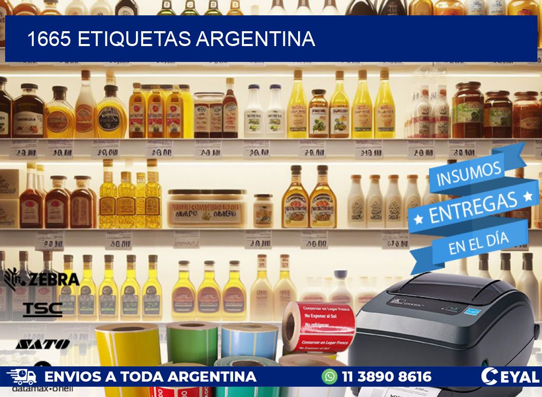 1665 ETIQUETAS ARGENTINA