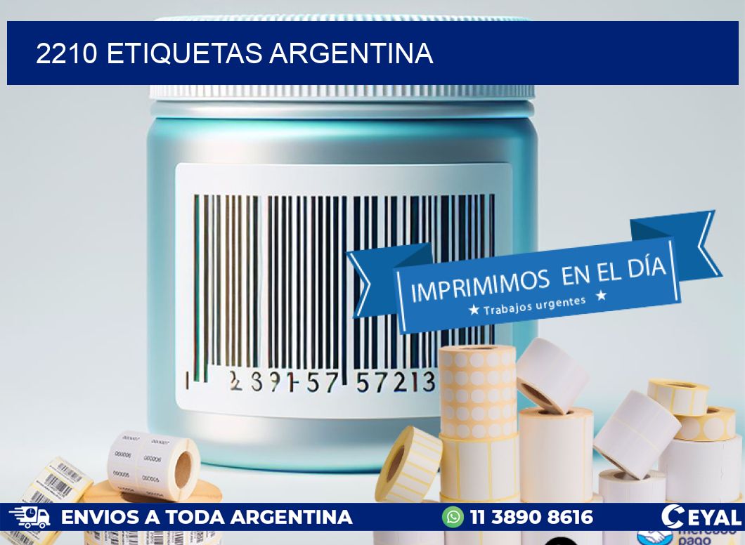 2210 ETIQUETAS ARGENTINA