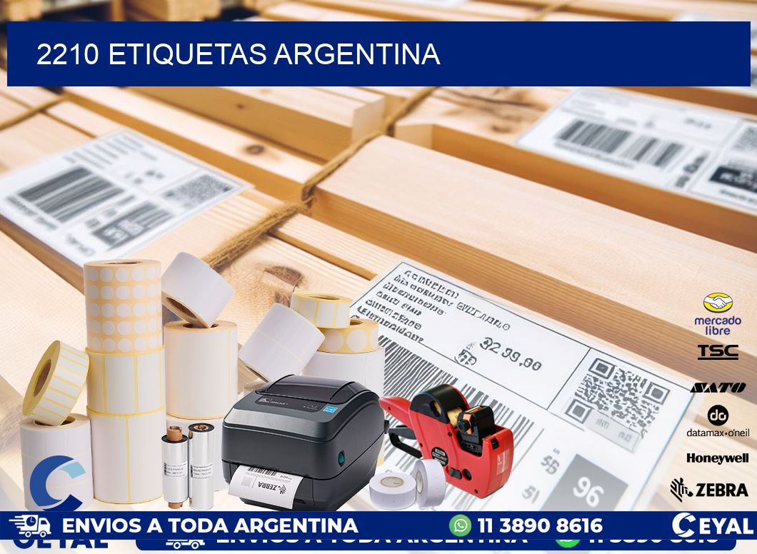 2210 ETIQUETAS ARGENTINA