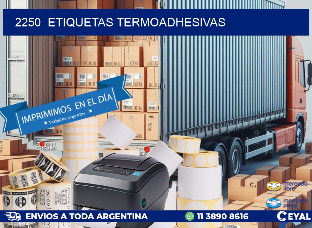 2250  ETIQUETAS TERMOADHESIVAS