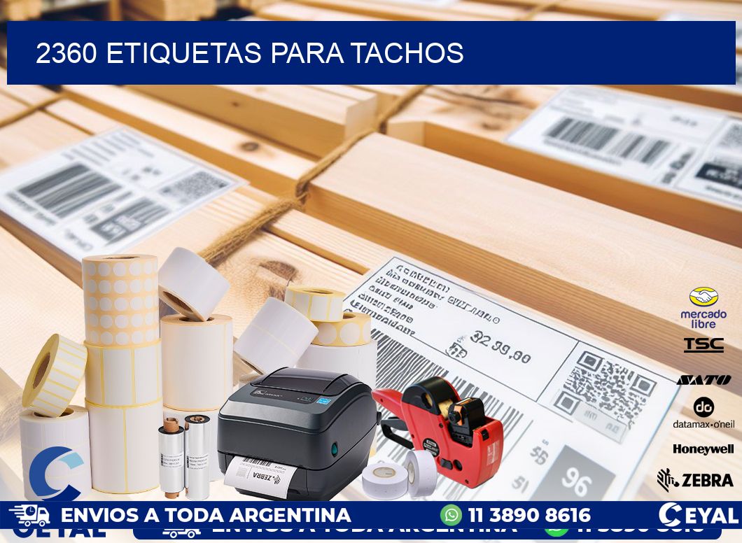 2360 ETIQUETAS PARA TACHOS