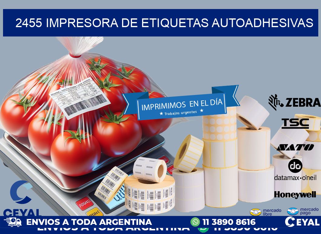 2455 IMPRESORA DE ETIQUETAS AUTOADHESIVAS
