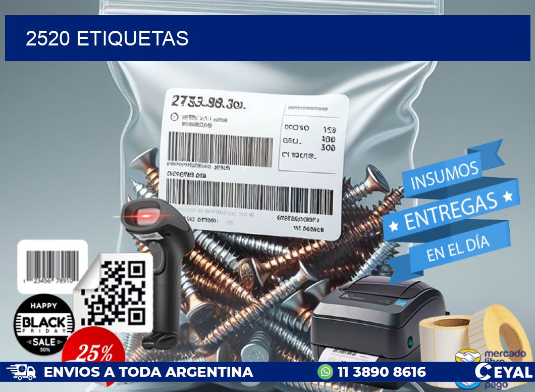 2520 ETIQUETAS
