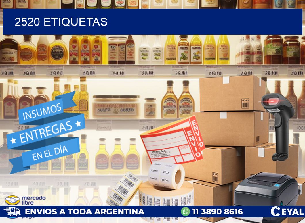 2520 ETIQUETAS