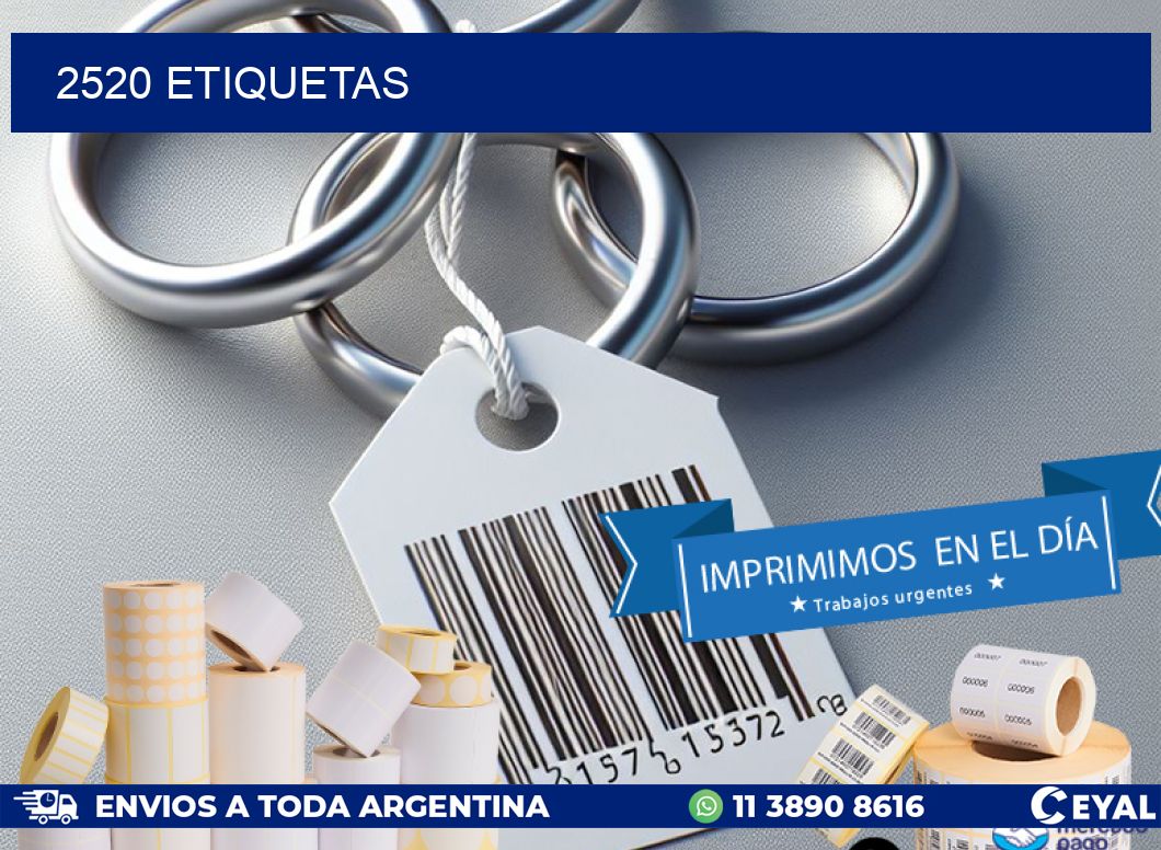 2520 ETIQUETAS