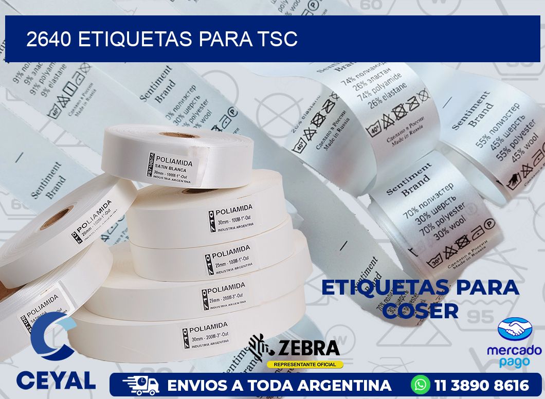 2640 ETIQUETAS PARA TSC