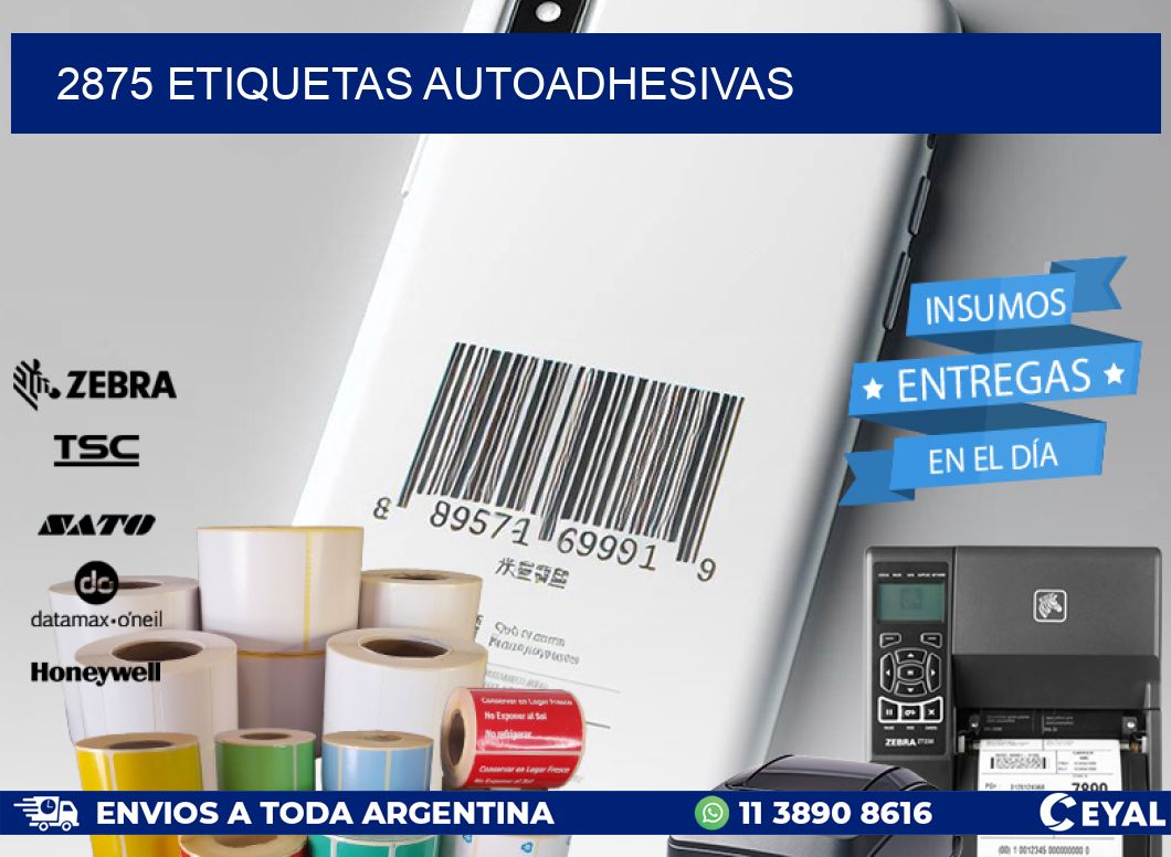 2875 ETIQUETAS AUTOADHESIVAS