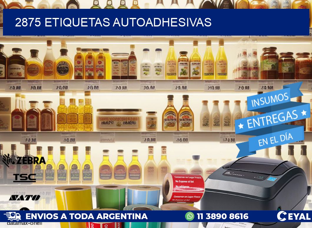 2875 ETIQUETAS AUTOADHESIVAS