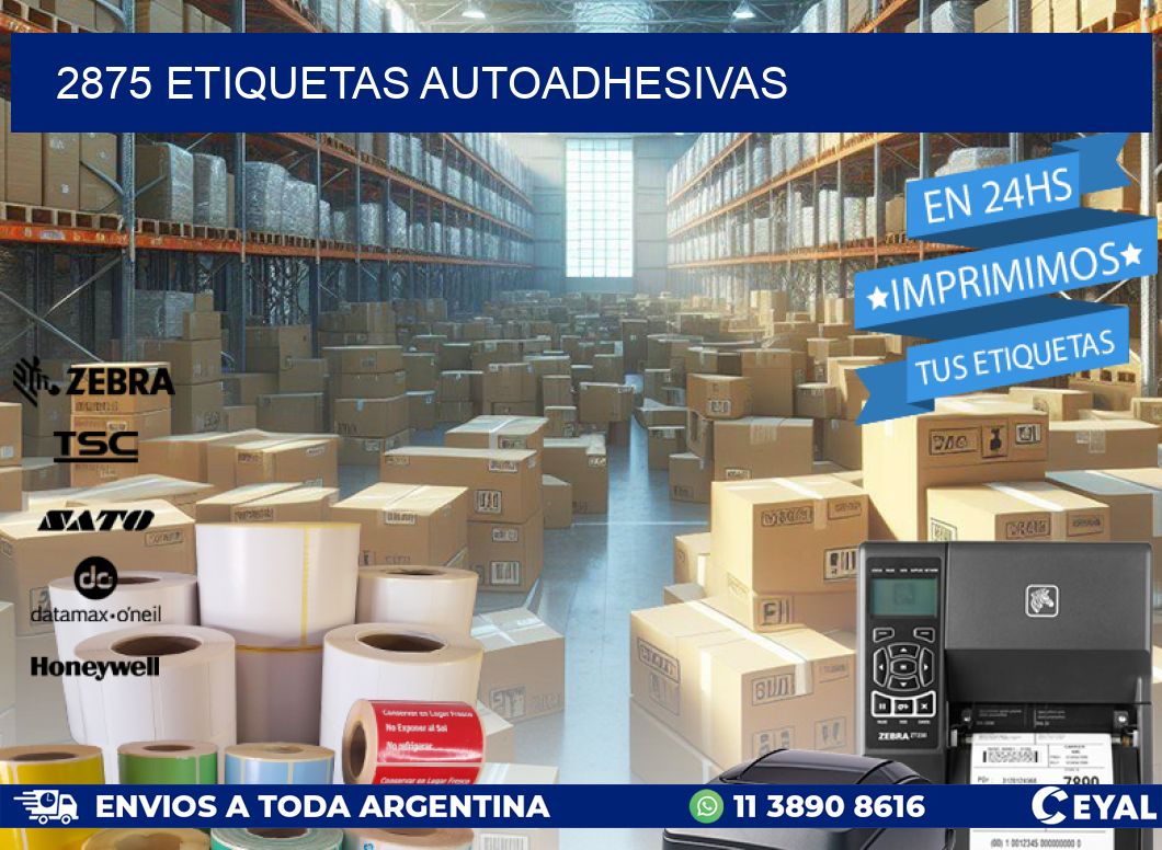 2875 ETIQUETAS AUTOADHESIVAS