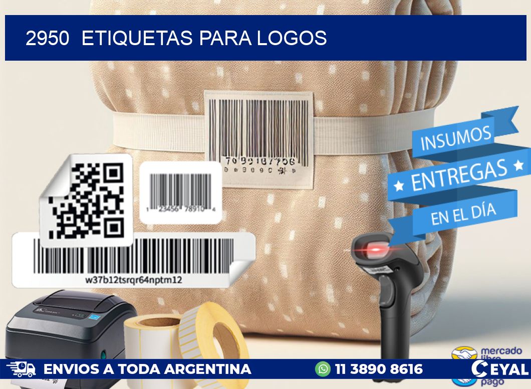 2950  ETIQUETAS PARA LOGOS