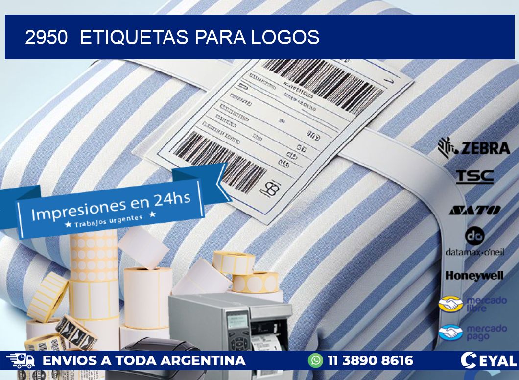 2950  ETIQUETAS PARA LOGOS