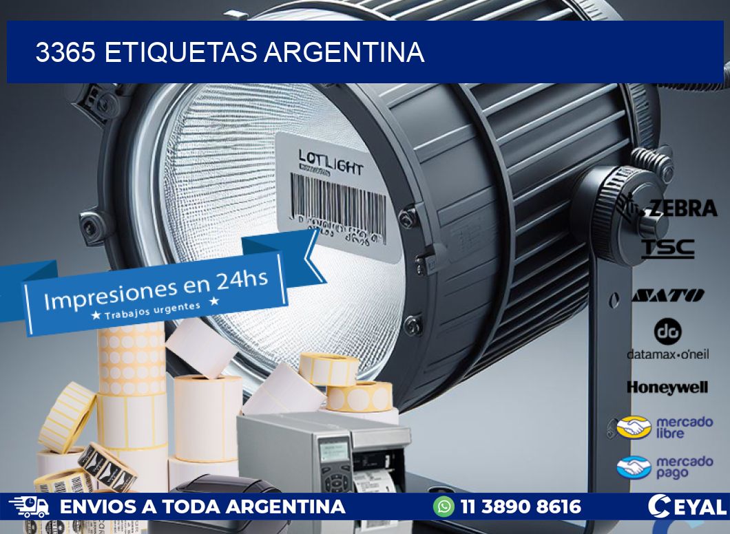 3365 ETIQUETAS ARGENTINA