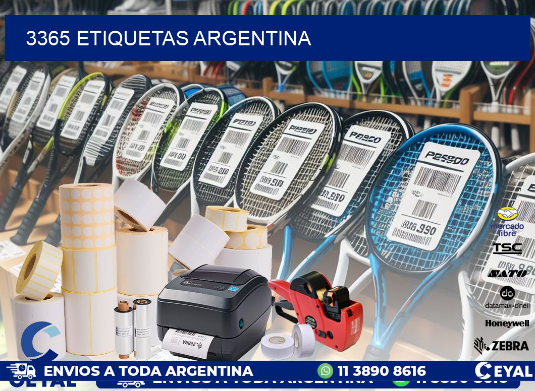 3365 ETIQUETAS ARGENTINA