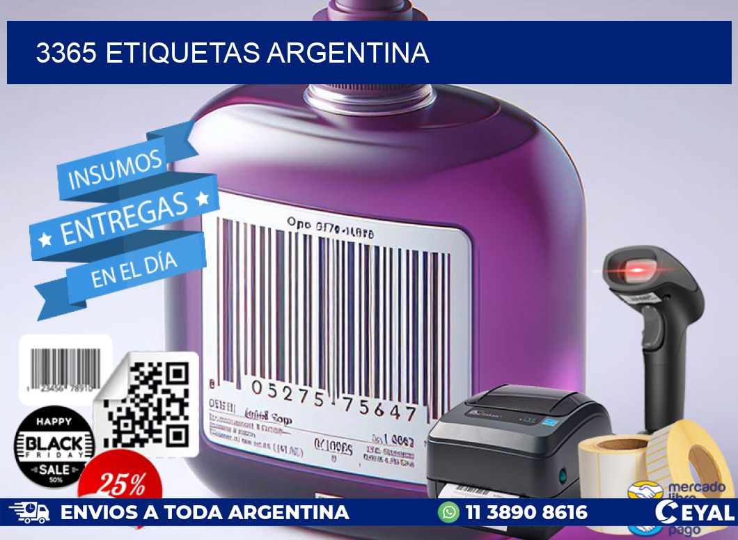 3365 ETIQUETAS ARGENTINA