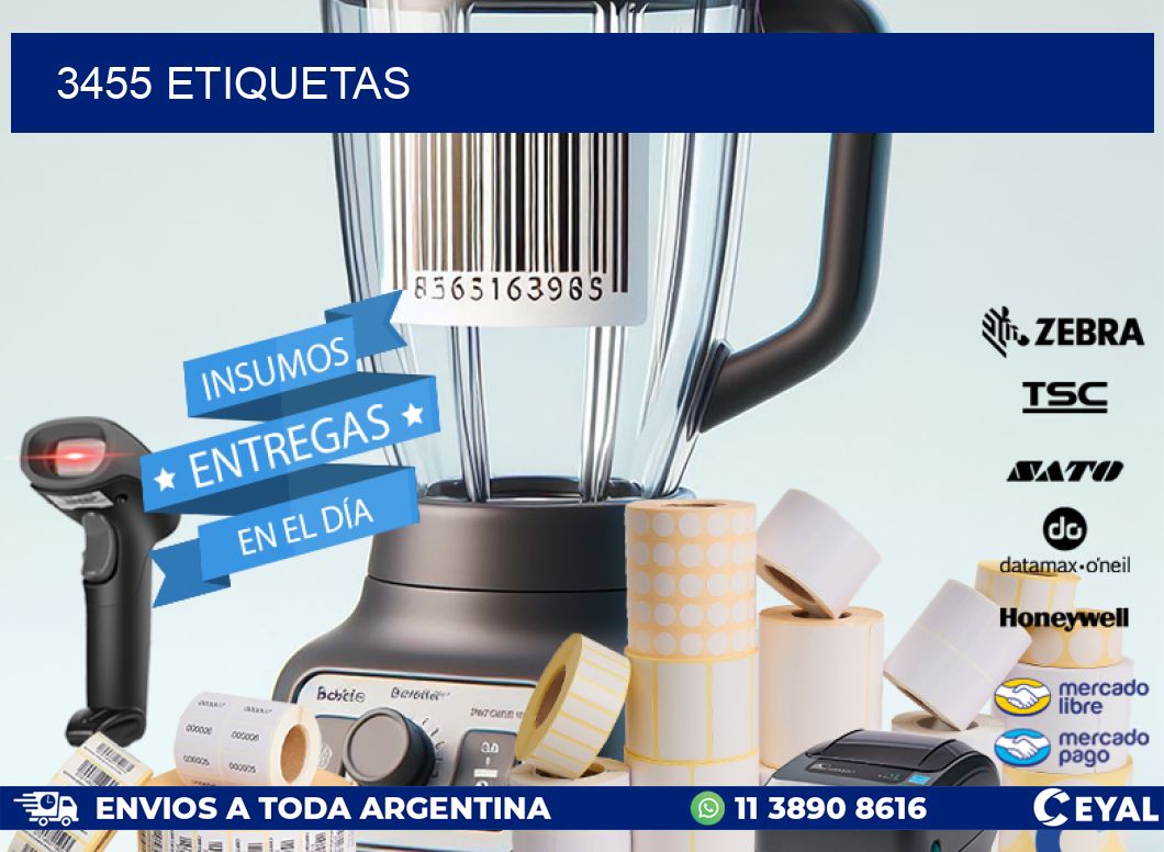 3455 ETIQUETAS