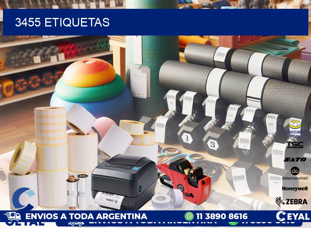 3455 ETIQUETAS
