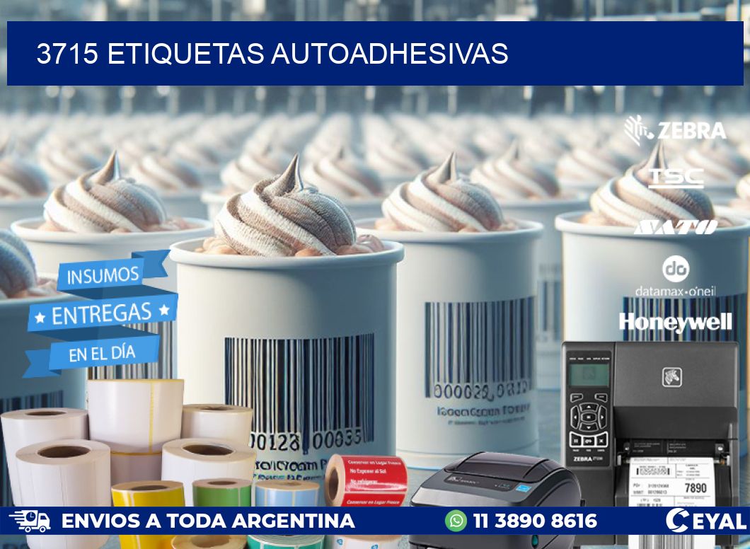 3715 ETIQUETAS AUTOADHESIVAS