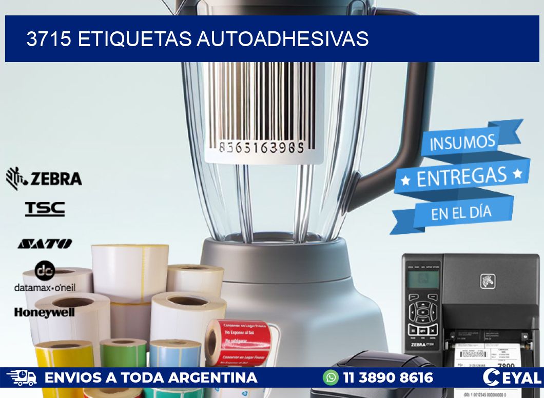 3715 ETIQUETAS AUTOADHESIVAS
