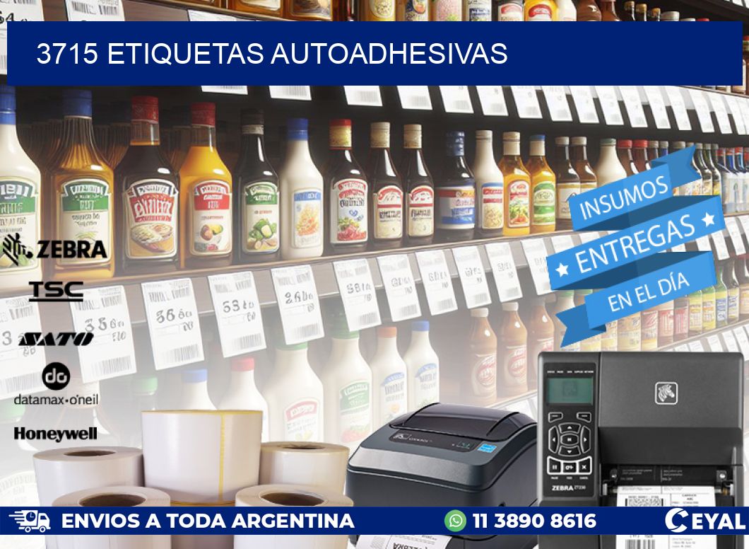 3715 ETIQUETAS AUTOADHESIVAS
