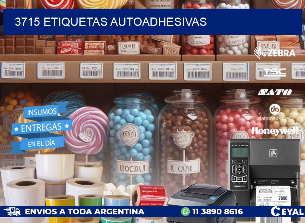 3715 ETIQUETAS AUTOADHESIVAS