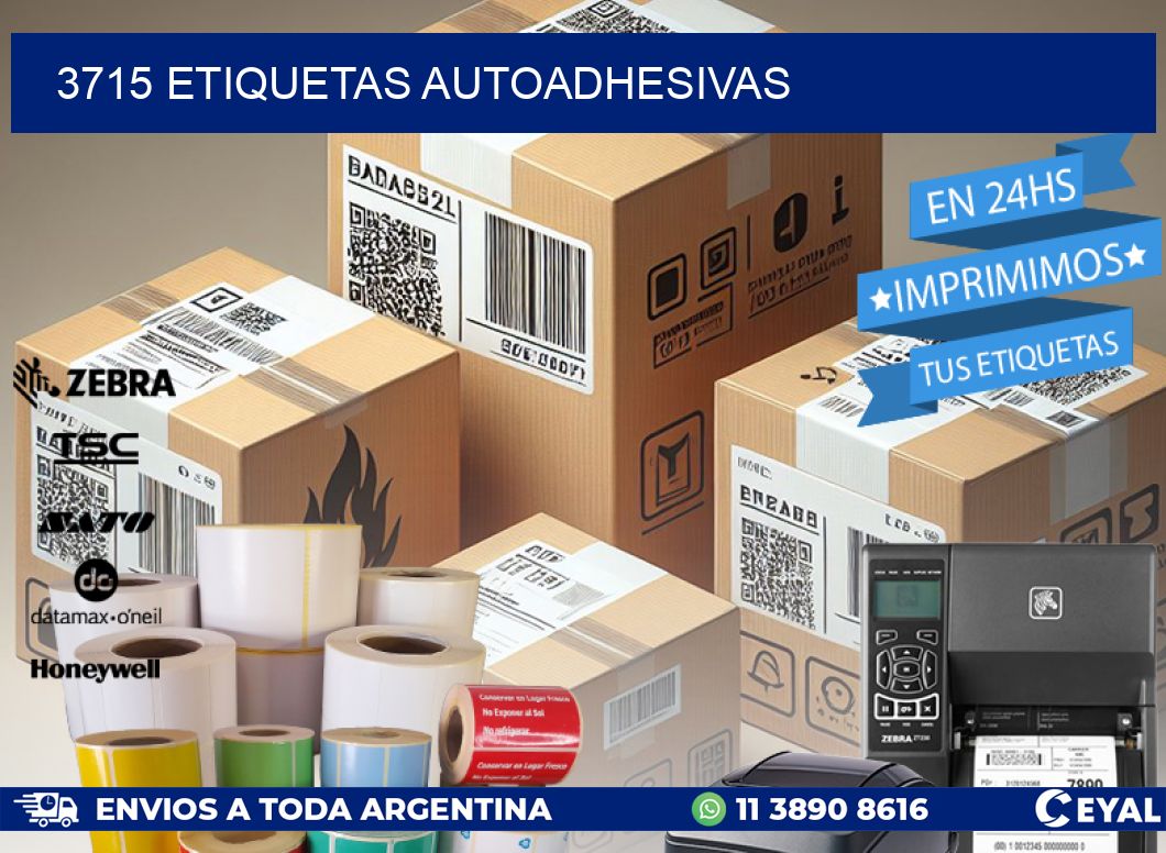 3715 ETIQUETAS AUTOADHESIVAS