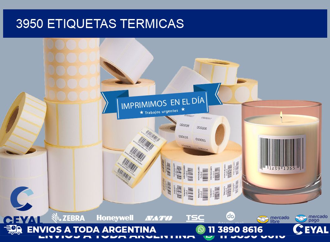 3950 ETIQUETAS TERMICAS