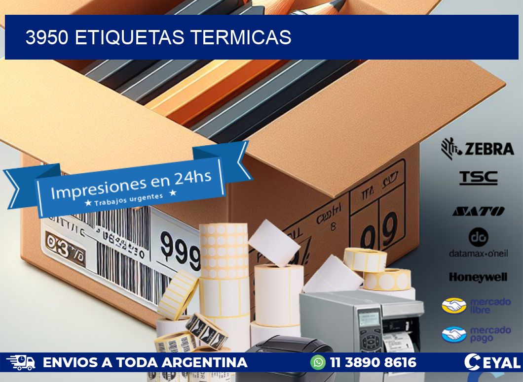 3950 ETIQUETAS TERMICAS