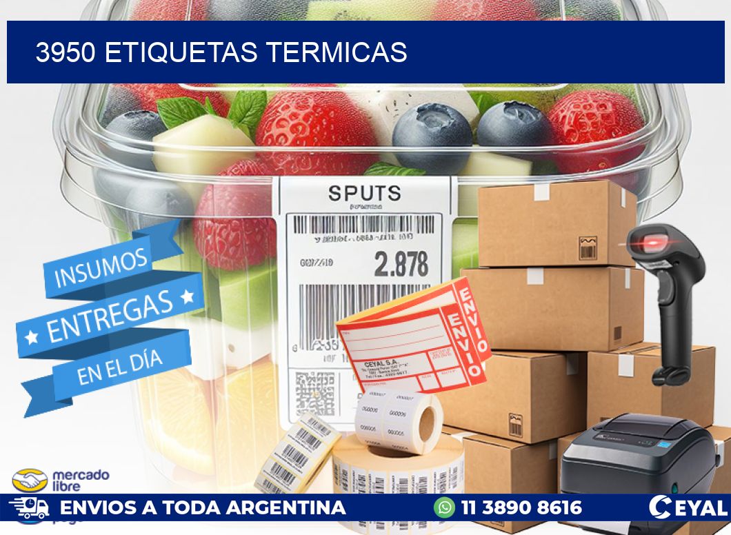 3950 ETIQUETAS TERMICAS