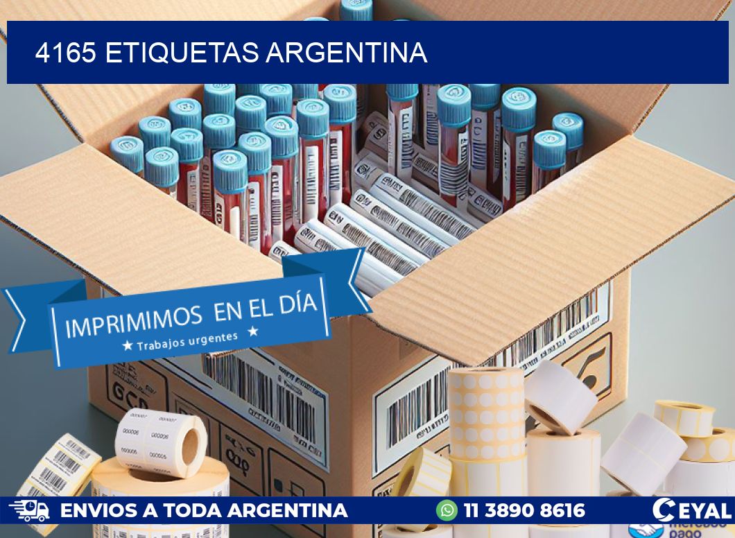 4165 ETIQUETAS ARGENTINA
