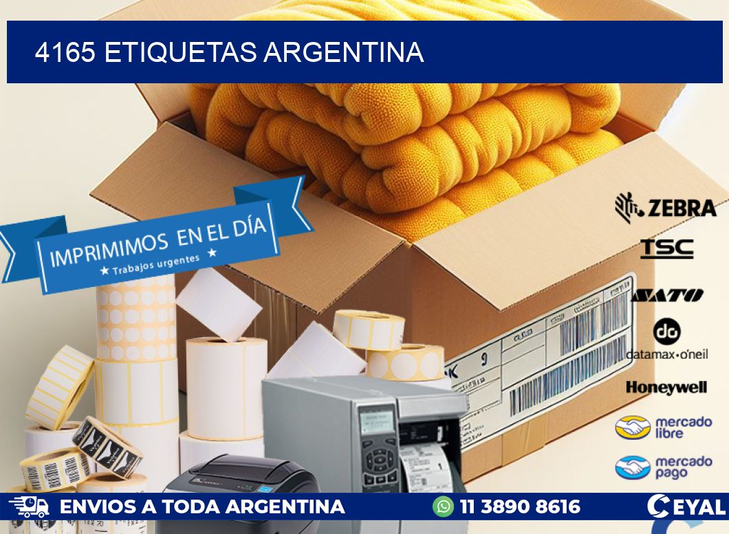 4165 ETIQUETAS ARGENTINA
