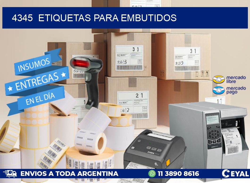 4345 ETIQUETAS PARA EMBUTIDOS