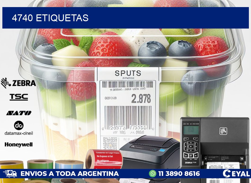 4740 ETIQUETAS
