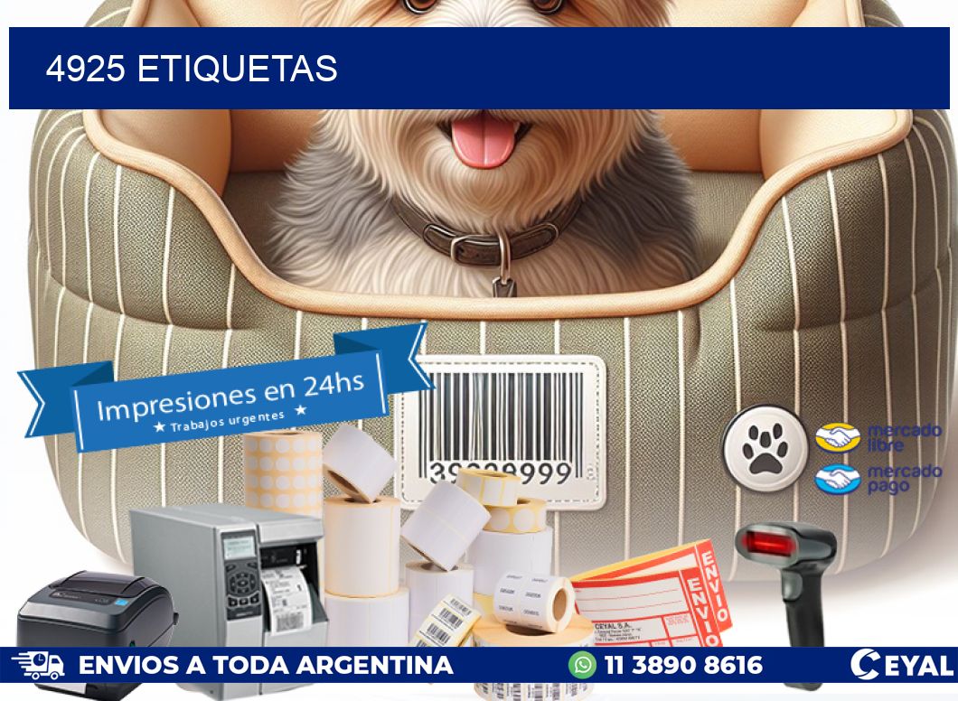 4925 ETIQUETAS