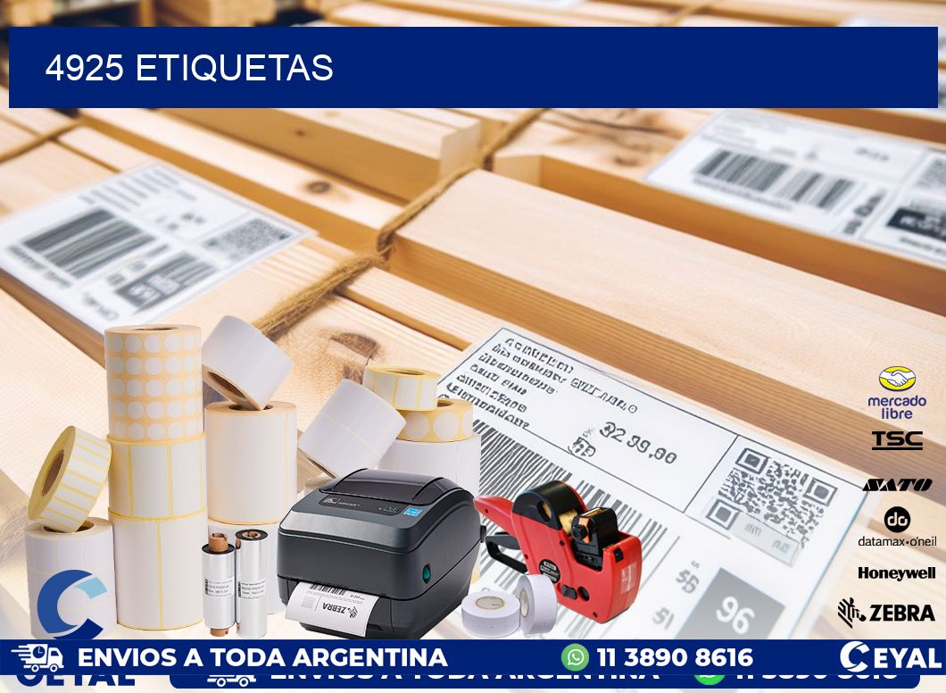 4925 ETIQUETAS