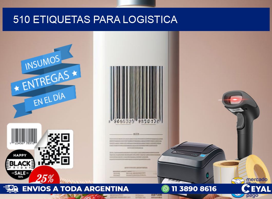 510 ETIQUETAS PARA LOGISTICA