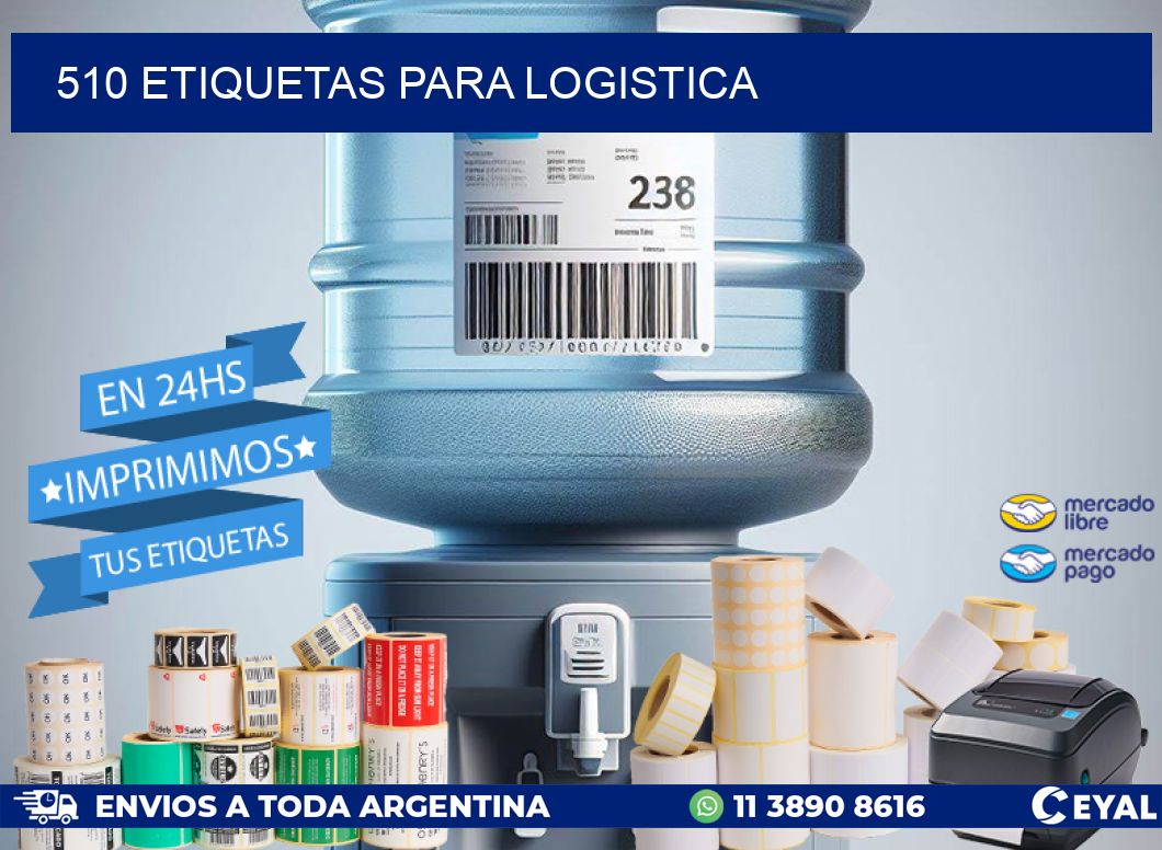 510 ETIQUETAS PARA LOGISTICA