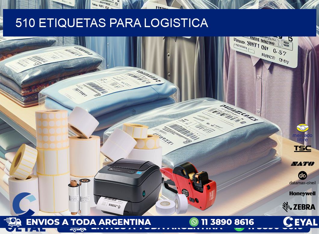 510 ETIQUETAS PARA LOGISTICA
