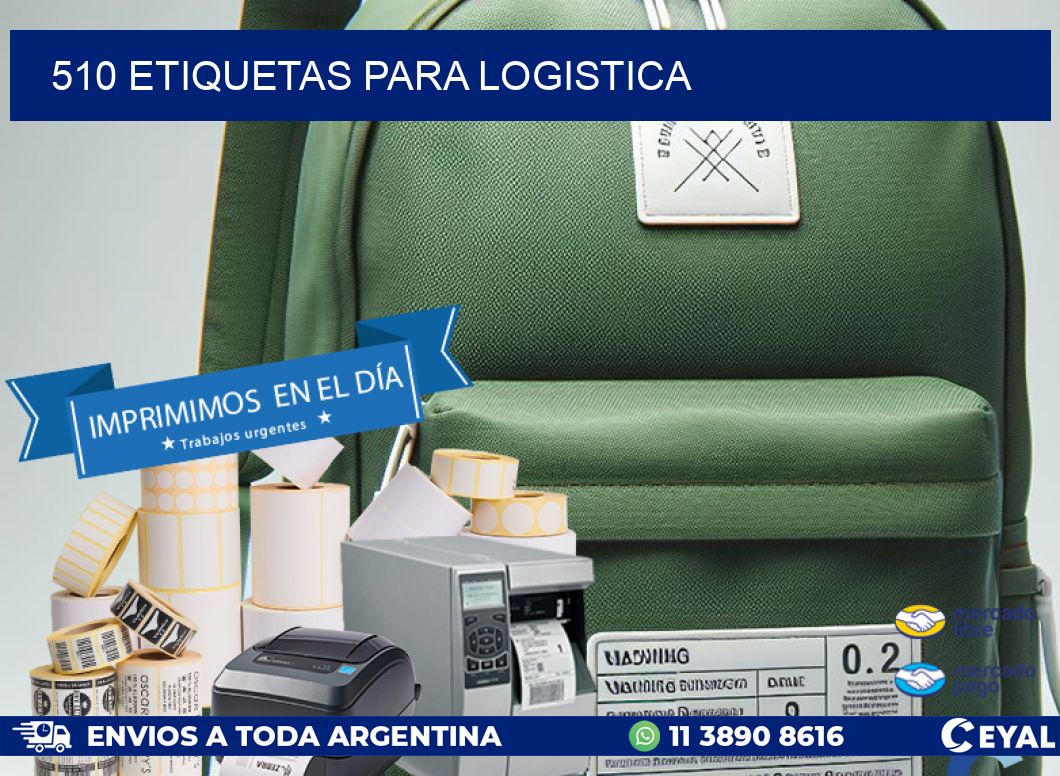 510 ETIQUETAS PARA LOGISTICA