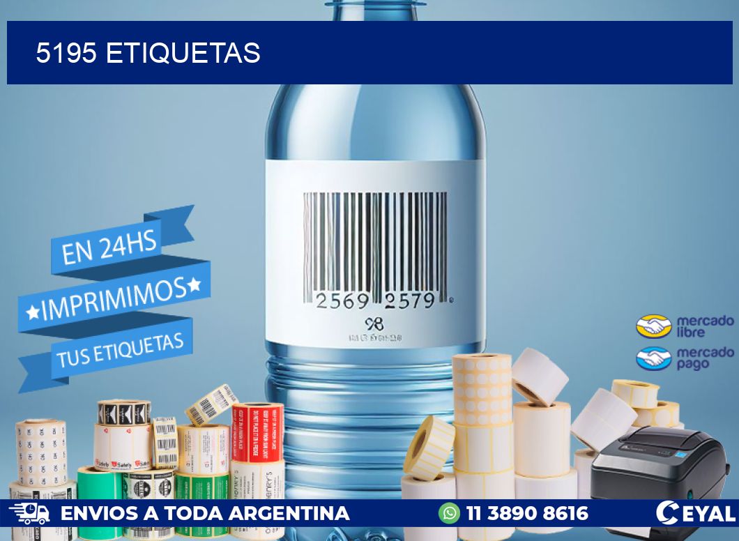5195 ETIQUETAS
