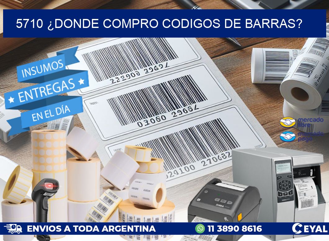 5710 ¿DONDE COMPRO CODIGOS DE BARRAS?