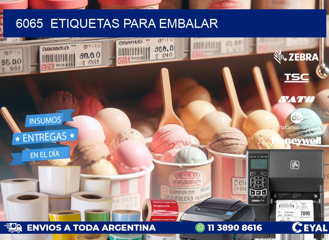 6065 ETIQUETAS PARA EMBALAR