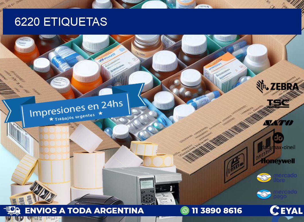 6220 ETIQUETAS