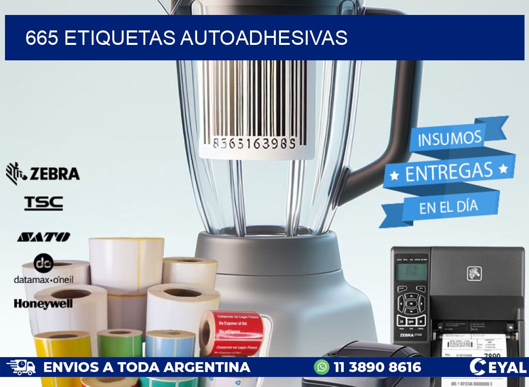 665 ETIQUETAS AUTOADHESIVAS