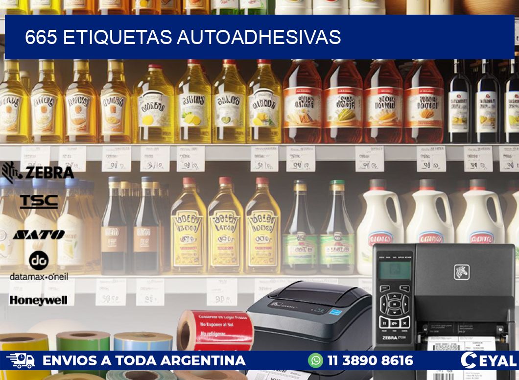 665 ETIQUETAS AUTOADHESIVAS