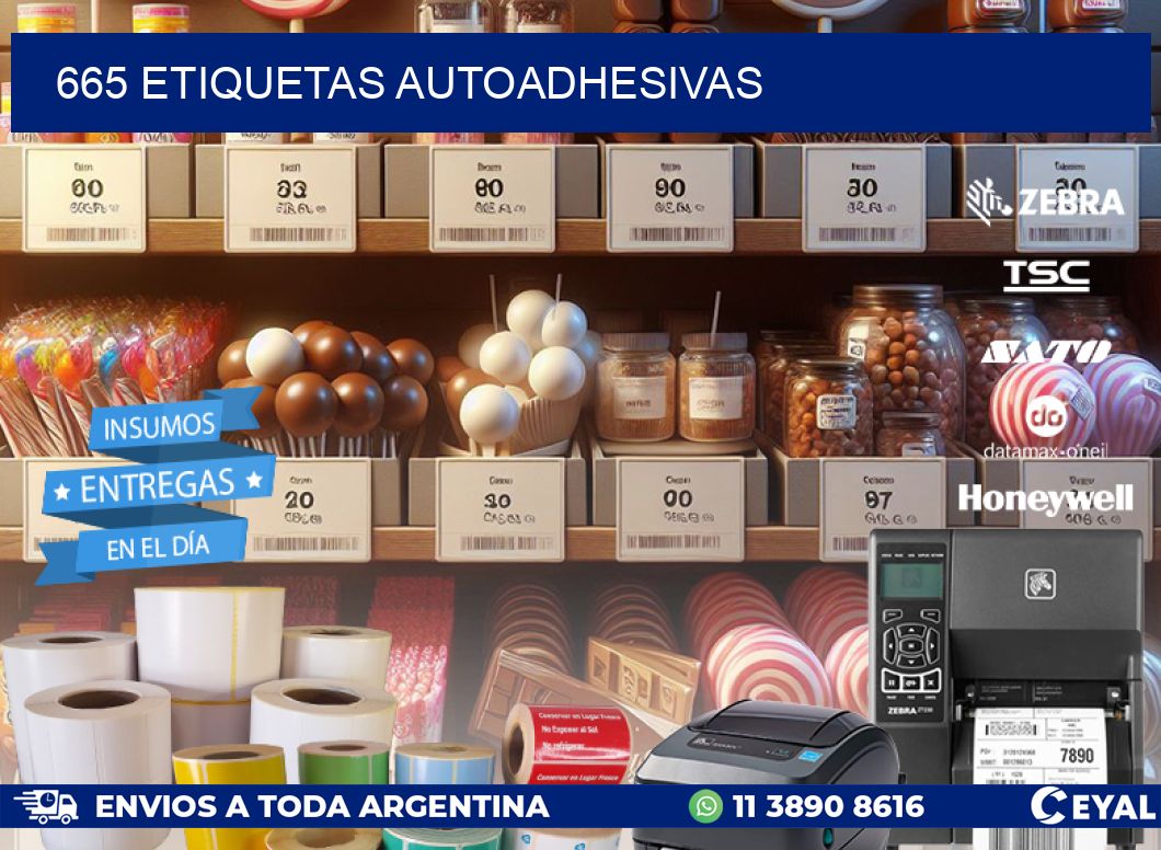 665 ETIQUETAS AUTOADHESIVAS