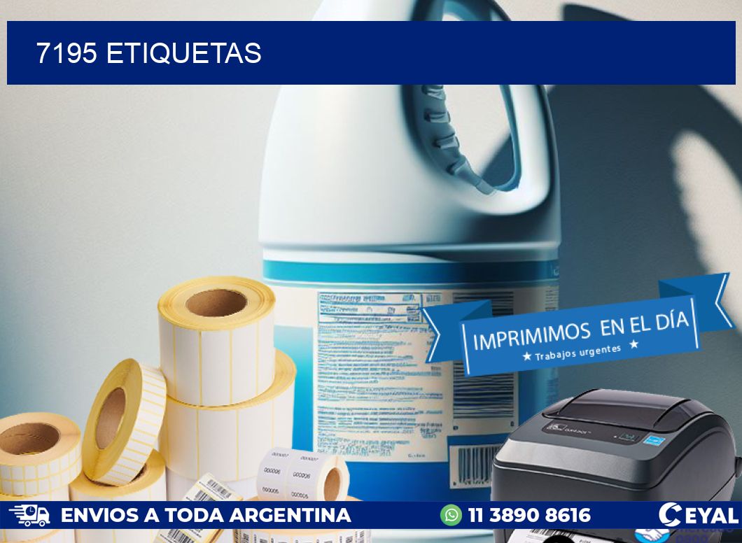 7195 ETIQUETAS