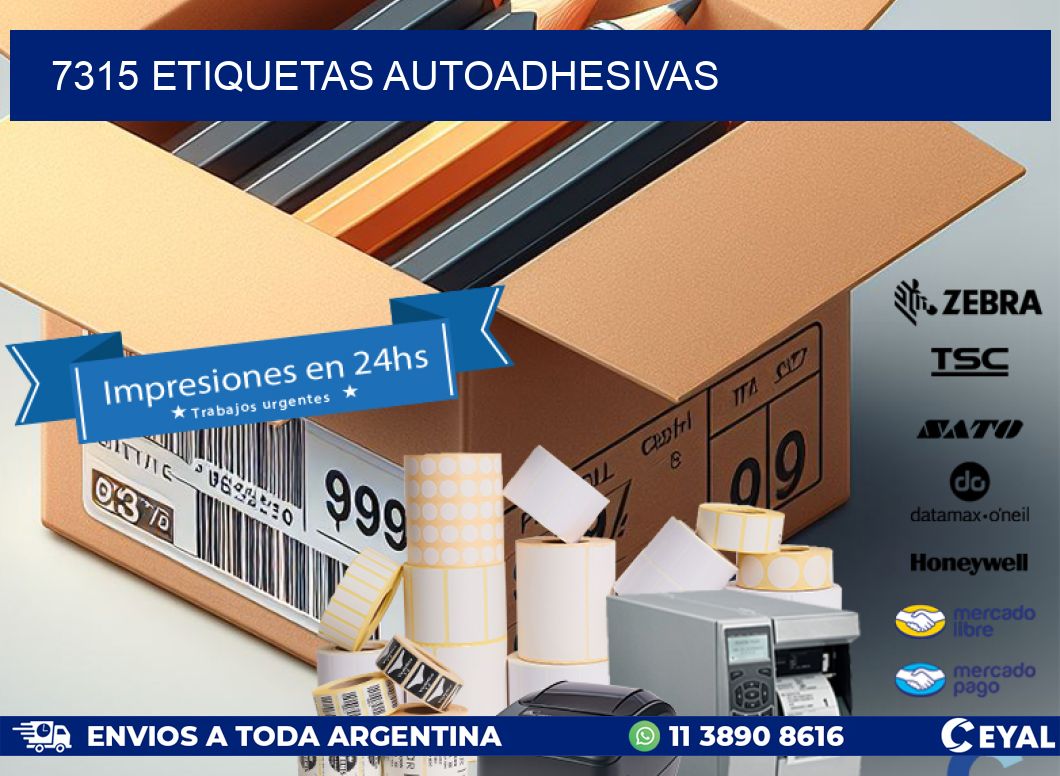 7315 ETIQUETAS AUTOADHESIVAS