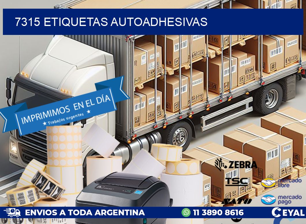 7315 ETIQUETAS AUTOADHESIVAS