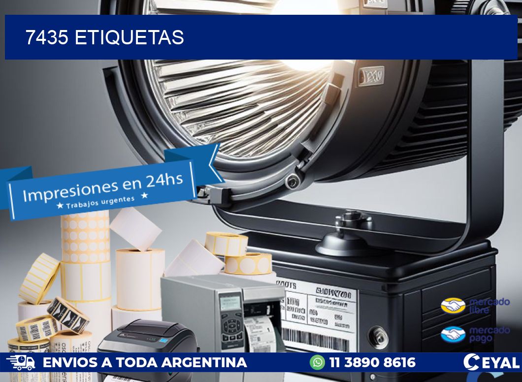 7435 ETIQUETAS